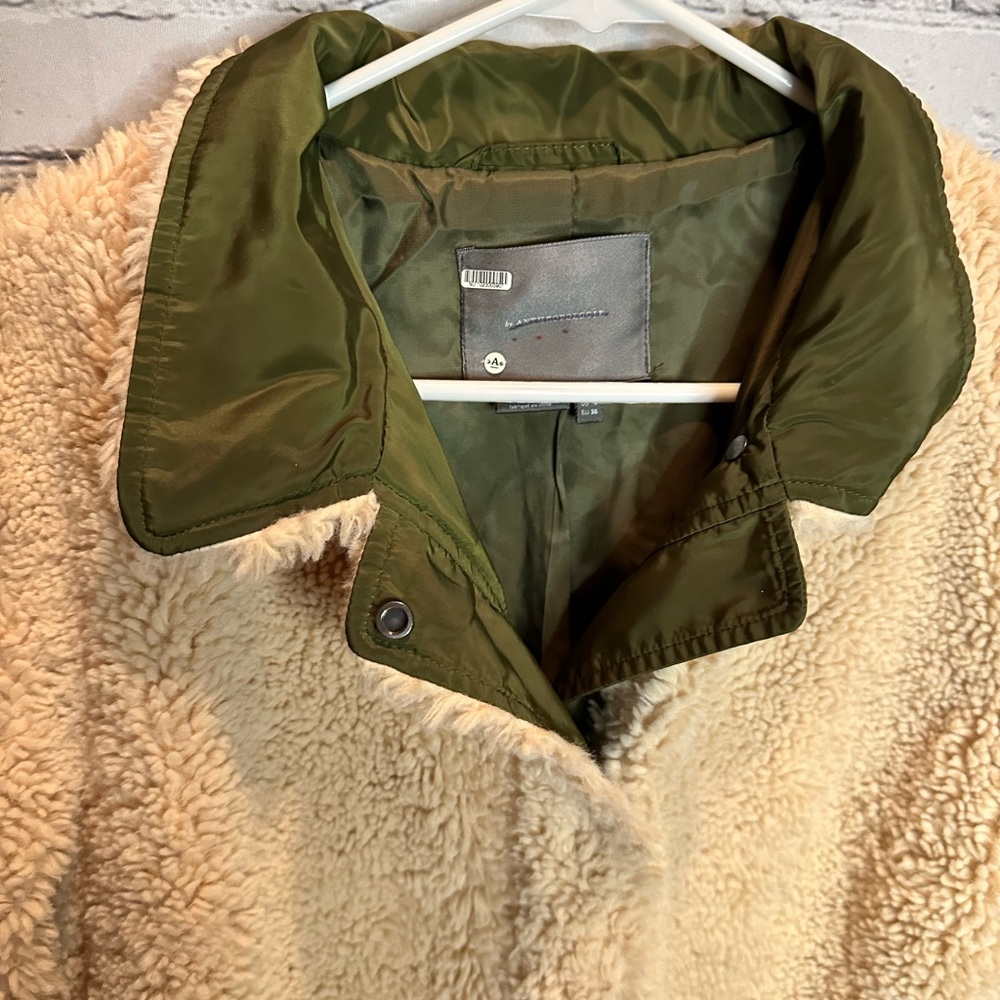 Anthropologie Sherpa Color Block Jacket - image 5